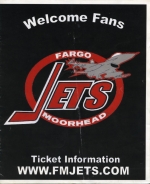 2003-04 Fargo-Moorhead Jets game program