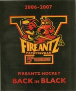 2006-07 Fayetteville FireAntz game program