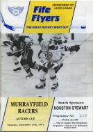 1991-92 Fife Flyers game program