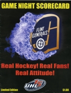 2005-06 Flint Generals game program