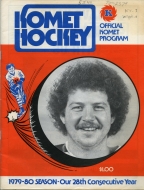 1979-80 Fort Wayne Komets game program