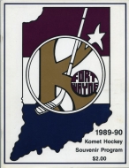 1989-90 Fort Wayne Komets game program