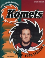 1997-98 Fort Wayne Komets game program