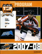 2007-08 Fort Wayne Komets game program