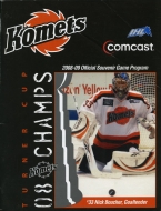 2008-09 Fort Wayne Komets game program