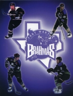 2001-02 Fort Worth Brahmas game program