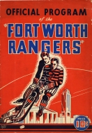 1941-42 Fort Worth Rangers game program