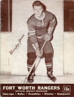 1945-46 Fort Worth Rangers game program