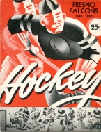 1949-50 Fresno Falcons game program