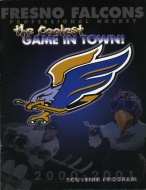 2000-01 Fresno Falcons game program