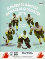 1993-94 Gloucester Rangers game program