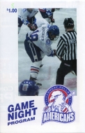 2002-03 Great Falls Americans game program