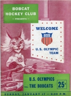 1959-60 Green Bay Bobcats game program