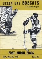 1969-70 Green Bay Bobcats game program