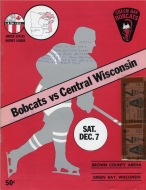 1974-75 Green Bay Bobcats game program
