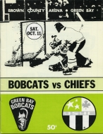 1975-76 Green Bay Bobcats game program