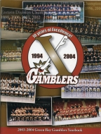 2003-04 Green Bay Gamblers game program
