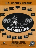 2010-11 Green Bay Gamblers game program