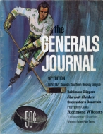 1976-77 Greensboro Generals game program