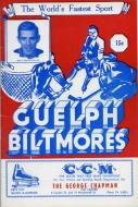 1959-60 Guelph Biltmores game program