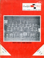 1971-72 Guelph C.M.C.'s game program