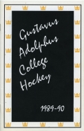 1989-90 Gustavus Adolphus College game program