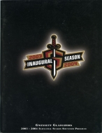 2003-04 Gwinnett Gladiators game program