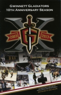 2012-13 Gwinnett Gladiators game program