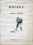1940-41 Hamilton College game program