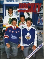 1987-88 Hamilton Steelhawks game program