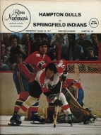 1977-78 Hampton Gulls game program