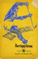 1947-48 Harringay Racers game program