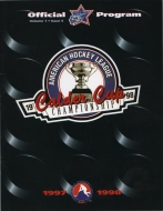 1997-98 Hartford Wolf Pack game program