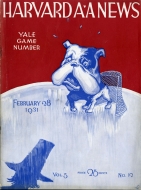 1930-31 Harvard University game program