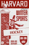1959-60 Harvard University game program