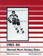 1983-84 Harvard University game program