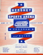 1947-48 Hershey Bears game program