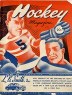 1949-50 Hershey Bears game program