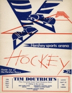 1957-58 Hershey Bears game program