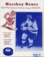 1969-70 Hershey Bears game program