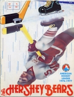 1976-77 Hershey Bears game program