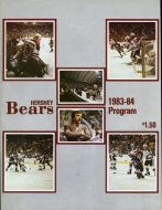 1983-84 Hershey Bears game program
