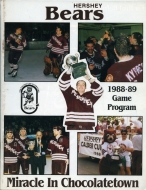 1988-89 Hershey Bears game program