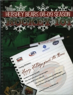 2008-09 Hershey Bears game program