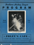 1946-47 Hibbing Saints game program