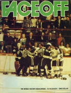 1973-74 Houston Aeros game program
