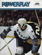 1976-77 Houston Aeros game program