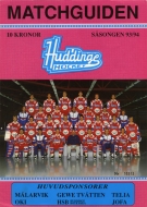 1993-94 Huddinge IK game program