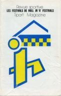 1972-73 Hull Festivals game program