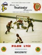 1973-74 Hull Festivals game program